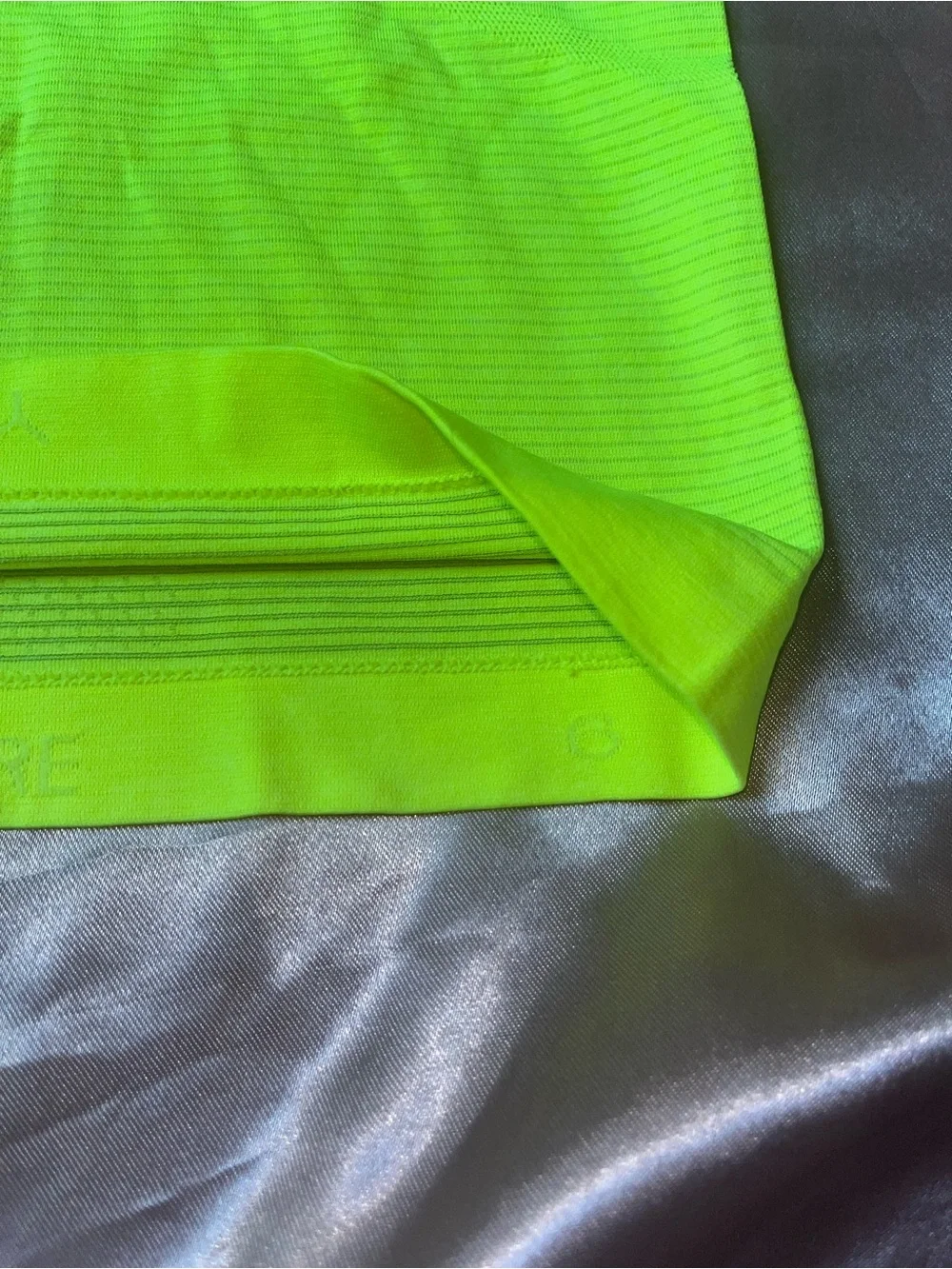 lululemon athletica Neon Lime Short Sleeve Performance Tee